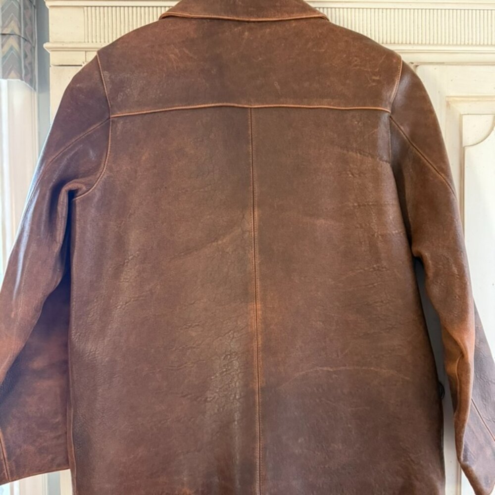 The Territory Ahead Tan Leather Jacket - Picture 4 of 9